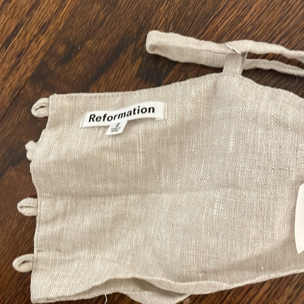 Reformation Cream Wide Leg Jumpsuit - Picture 8 of 10
